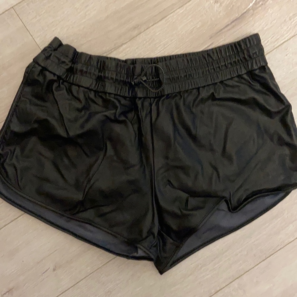 Pleather shorts